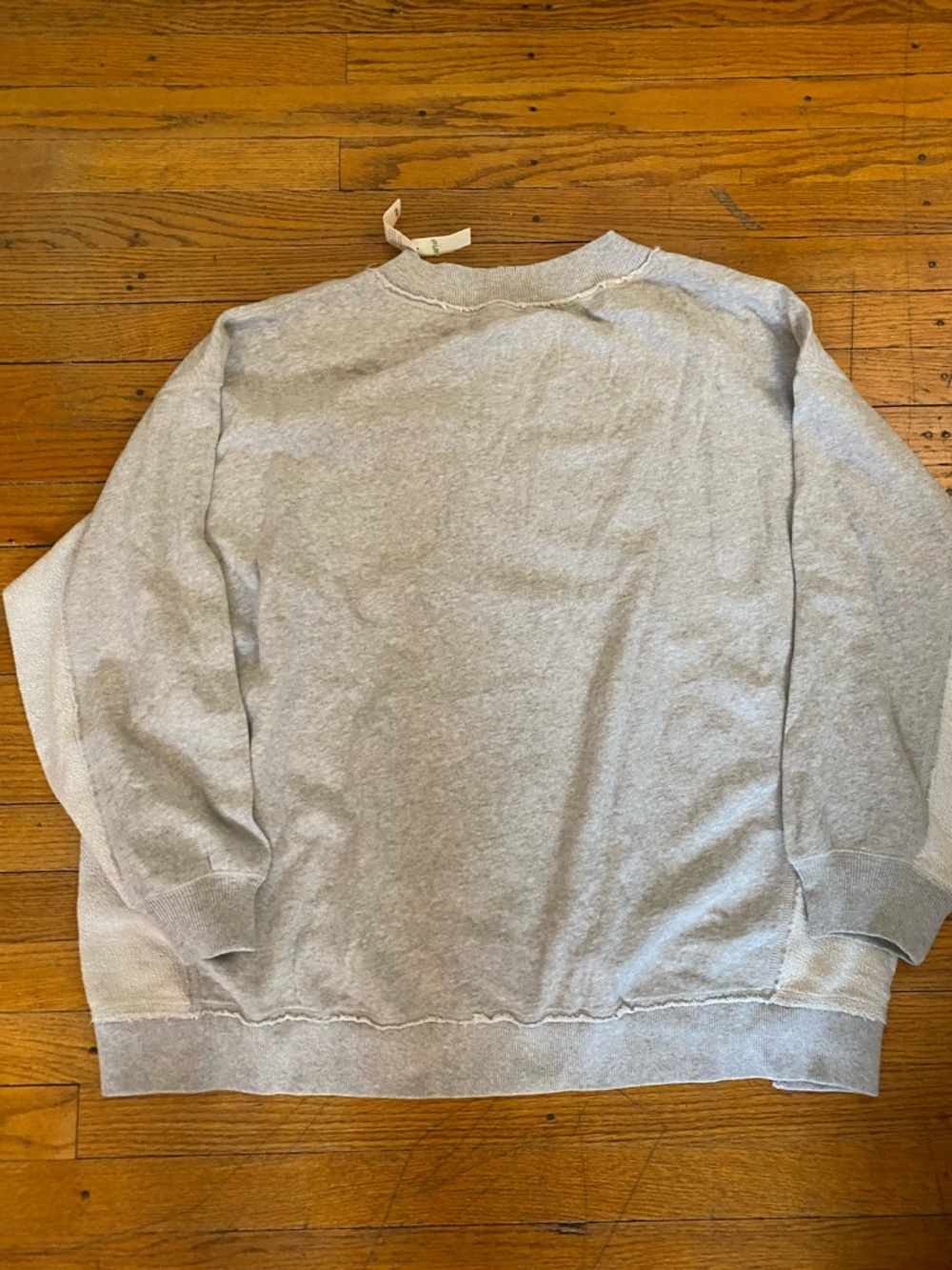 aerie Light Gray V-Neck women’s sweatshirt - Picture 4 of 5
